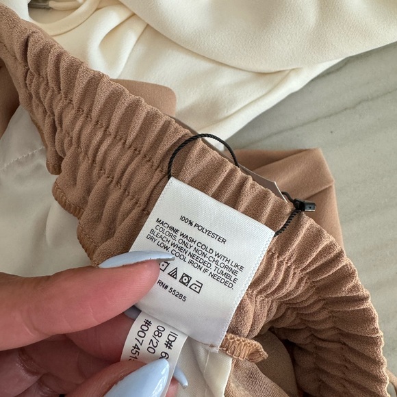 EXPRESS Tan Ankle High Rise Joggers Size Small - Picture 7 of 12